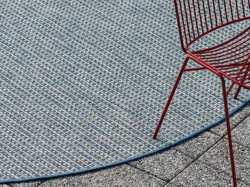 Besana's outdoor rugs exemplify versatility and functionality by being resistant to various weather conditions and suitable for indoor and outdoor use