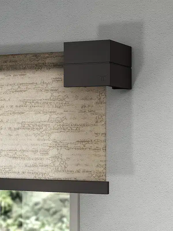 A roller blind system by Tao Design for which Zefiro Interiors is an official dealer