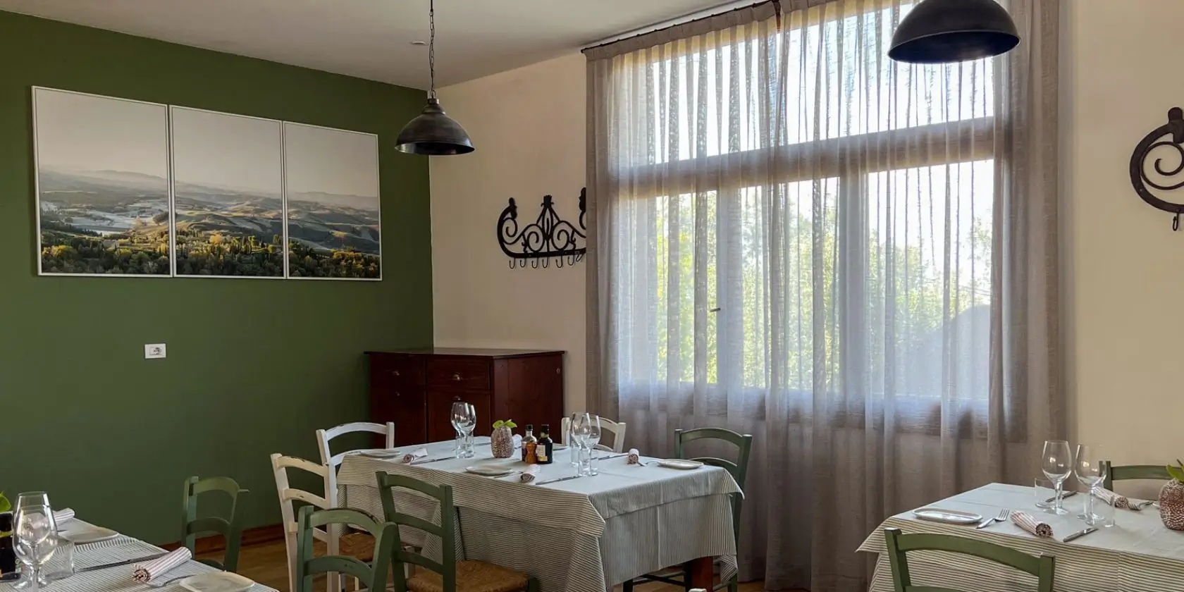 tenda per ristorante toscano