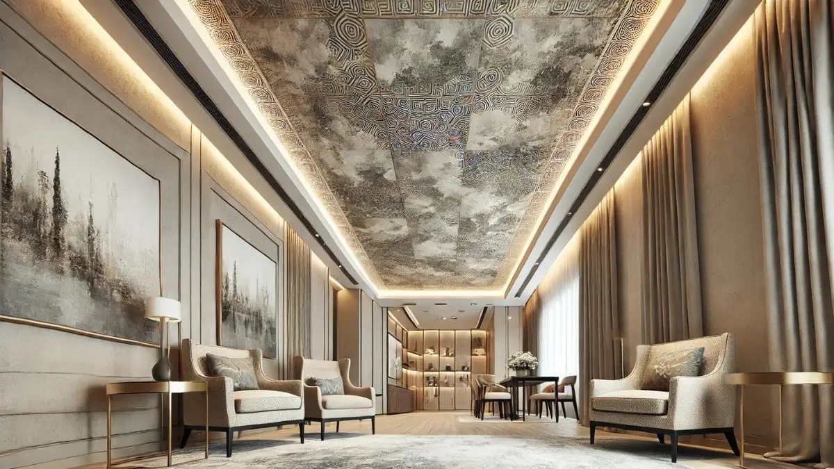 Learn tips and trivia about using ceiling wallpaper according to Zefiro Interiors